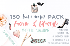 Fashion/Lifestyle illustration pack Product Image 2
