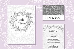 Wedding Vector Invitation Suite Product Image 2
