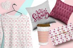 Spring vector lettering &amp; floral greeting card Product Image 6