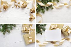 Christmas background mockup with smart object Product Image 5