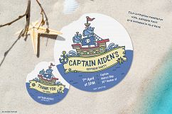 Captain Ahoy - Pirate Graphics for kids and boys Product Image 10