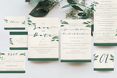 Classy Tropical Wedding Invitation Suite Product Image 3