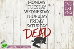 Dead Zombie Week SVG Product Image 2