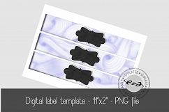 Digital label template Product Image 1