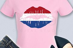 Netherlands Flag Girl Lips SVG PNG DXF EPS files Product Image 2