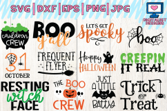 Halloween bundle svg, fall, october, witch, png, dxf Product Image 2