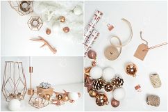 Christmas Styled Stock Photo Bundle - Rose Gold &amp; White Product Image 6