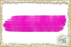 Brush Strokes in Purple Glitter - Digital Clipart 24 of beautiful PNG files Product Image 23