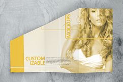 Customizable Z Fold Die Cut Brochure Mockups Product Image 6