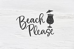 Beach Please SVG, EPS, PNG, DXF Product Image 1