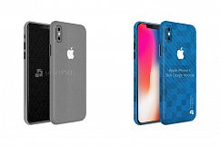 Apple iPhone X Vinyl Skin Design Mockup 2017 Product Image 8