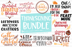 Thanksgiving Bundle 13 Designs SVG DXF EPS PNG Product Image 1