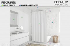 Shower Curtain Mockup Pack Product Image 16
