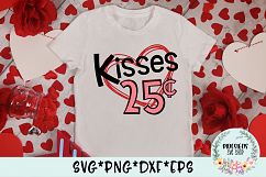 Kisses 25 Cents SVG Cut File Product Image 2