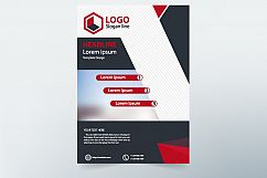 Corporative Business bi-fold Brochure Vector Template Product Image 4