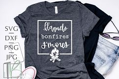 Flannels Bonfires S'mores SVG Product Image 1
