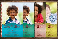 Child Funeral Program Template Photoshop Product Image 5
