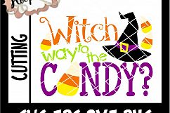 Witch Way To The Candy - Halloween SVG Cu Product Image 2