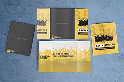 8.5×14 Gatefold Brochure Mockups Product Image 4