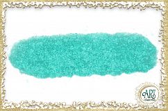 Teal Aqua Glitter Brush Strokes 24 PNG Aquamarine clipart Splashes  Product Image 10