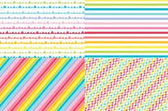 18 Rainbow Collection Patterned Papers - JPG &amp; PDF Product Image 2