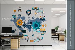 OFFICE Wall Mockup Bundle Product Image 13