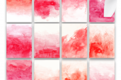 Watercolor Ombre Paper - Red Product Image 2
