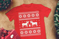 Christmas Sweater Bundle SVG - Meowy Christmas SVG - T shirt Product Image 2