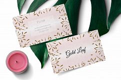 Gold Leaf Creative Business Card Template Product Image 1