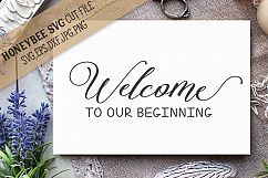 Welcome to our Beginning SVG Cut File Product Image 1