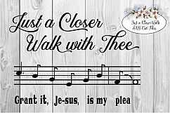 Just a Closer Walk, SVG Cutting Files Product Image 1