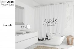 Shower Curtain Mockup Pack Product Image 3