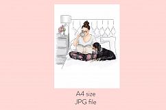 Fashion illustration - Me Time 2 - Light Skin Product Image 2