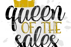 Queen of the Sales SVG - Black Friday SVG Product Image 2