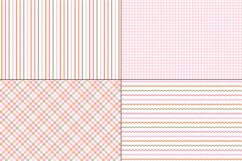 Pink and Orange Plaids &amp; Stripes Product Image 2