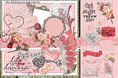 My Romance Clip Art &amp; Element Pack- 49 Piece Set. Product Image 1
