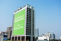 Billboards Mockup on Building Vol.1 Product Image 5
