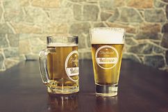Beer Glass and Bottle Mock-up Bundle #1 Product Image 17
