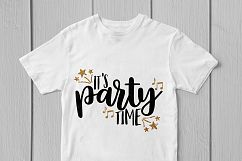 It&#039;s Party Time - Celebration SVG EPS DXF PNG Cutting Files Product Image 3