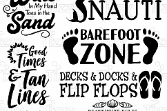 Salt Beach Life Svg Bundle Set 1 SVG Files -Beach Svg Files for Cricut Svg Files for Silhouette Salt Beach Life SVG Bundle Commercial Use - 524 Product Image 2