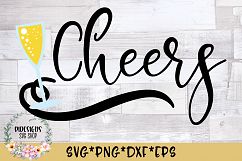 Cheers SVG Cut File Product Image 1