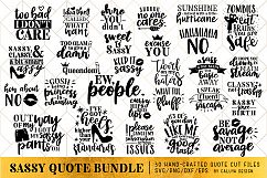 Sassy Quote SVG Cut File Bundle Product Image 1