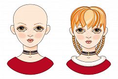 Hair KREATOR. Girl. Avatar.  Product Image 8