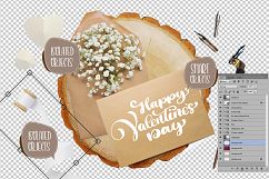 Valentines Day PSD layered scene mockup Product Image 2