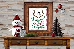 Christmas Countdown SVG Cut File - Christmas SVG DXF PNG EPS Product Image 3