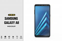 Samsung Galaxy A8 Mockup Product Image 1