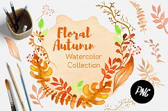 Fall Watercolor clipart Autumn Product Image 1