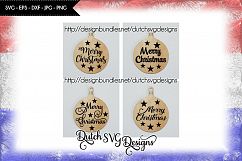 4 Text cutting files Merry Christmas, christmas svg Product Image 3