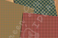 Fall Plaid Digital Papers, Plaid Backgrounds Product Image 4