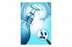 Hand Sanitizer Spray Creative Promo Poster Vector Product Image 1